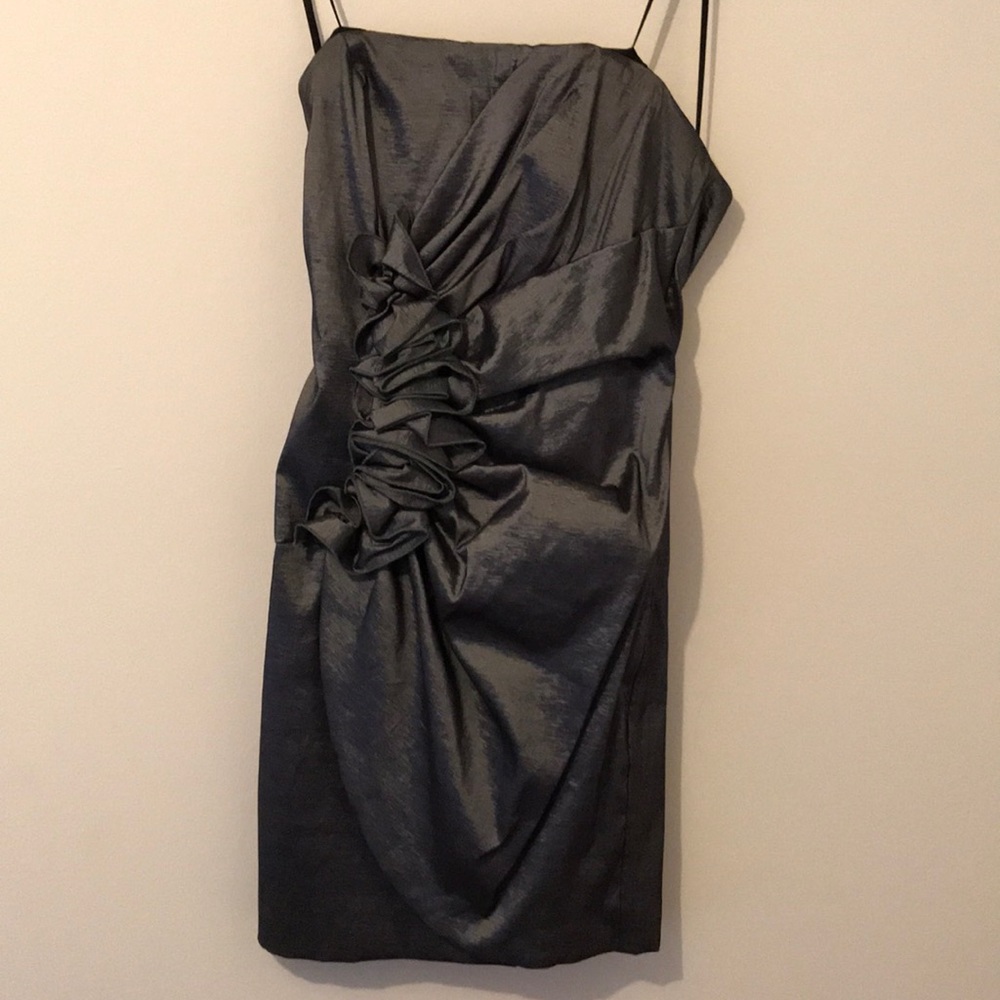 Strapless homecoming dress